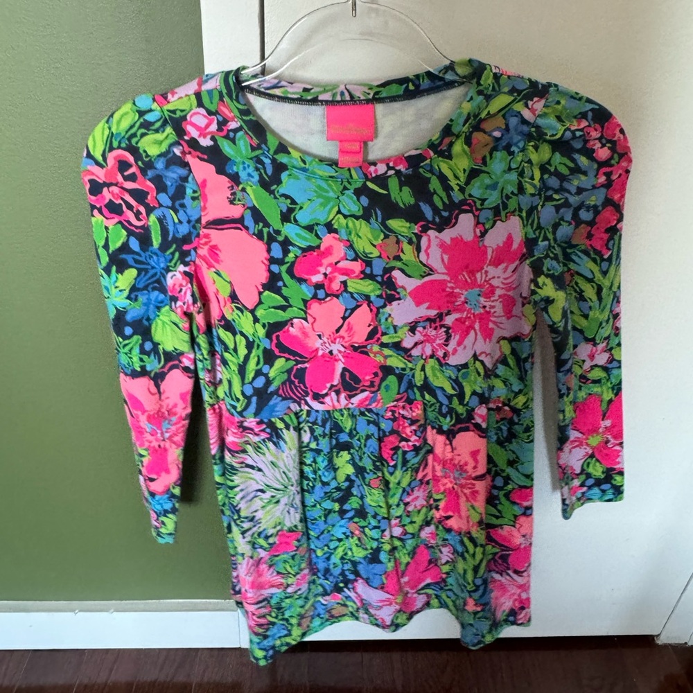 Lilly Pulitzer Girls Mini Teigen Dress L 8-10